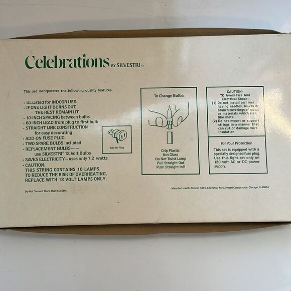 Vintage Celebrations by Silvestri Shamrock string light set - Picture 5 of 5